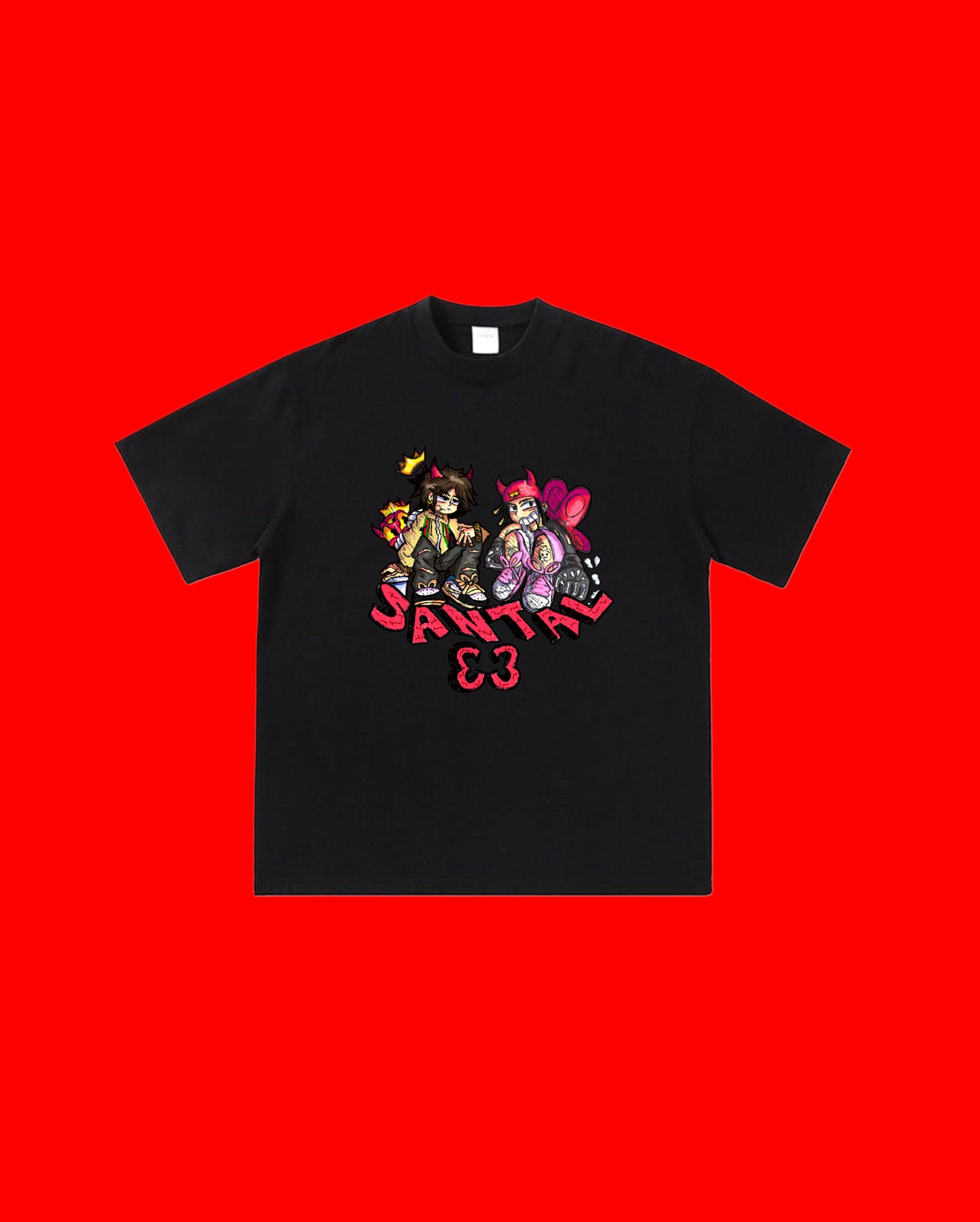 Playera Nd Kobi x Jay Oc x Egoísta (Santal 33)