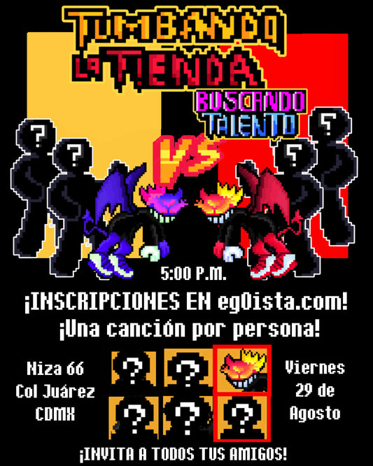Tumbando la tienda buscando talento